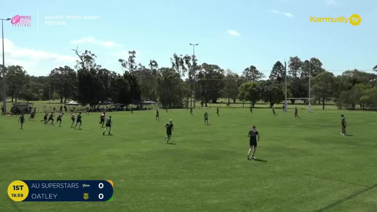 Replay: AU Superstars v Oatley (U14 boys) - 2024 Pacific Youth Rugby Festival Day 1