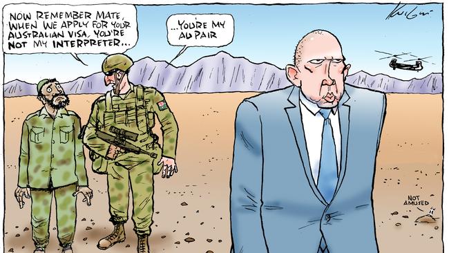 Mark Knight cartoon on Peter Dutton au pair scandal