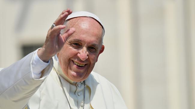 Pope Francis. AFP PHOTO / Alberto PIZZOLI