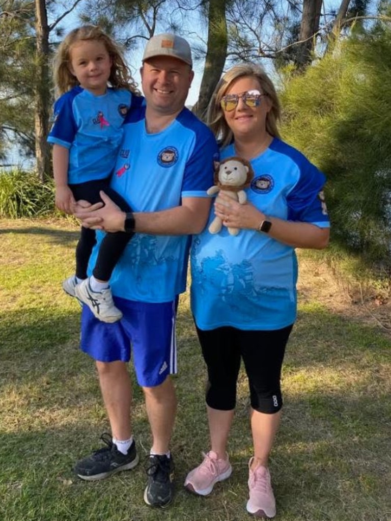 The Read family at last year's Walk for Archie. Picture: Supplied