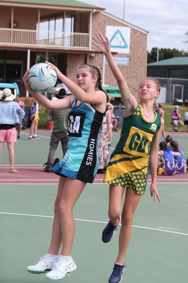 The Netball Qld Primary Schools Cup grand finals are being held at the Hinterland District Netball Association at Mudgeeraba. Picture: Mike Batterham.