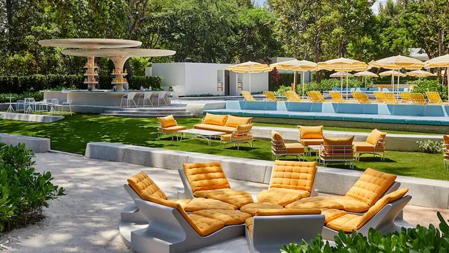 The poolside area at The Standard Hua Hin.