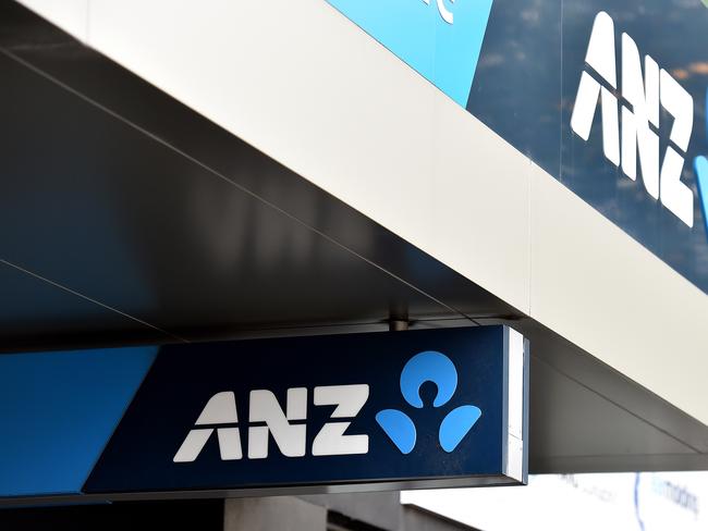 Generic image of an ANZ Bank branch in Melbourne, Thursday, April 16, 2015. (AAP Image/Joe Castro) NO ARCHIVING