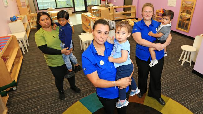 Childcare operators facing COVID crunch due to plummeting enrolments and fees continuing to be levied. at Precious Cargo in Heatherton. Picture: Mark Stewart