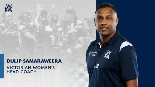 Cricket Victoria's announcement of Samaraweera's appointment on May 8, 2024. Picture: Cricket Victoria website