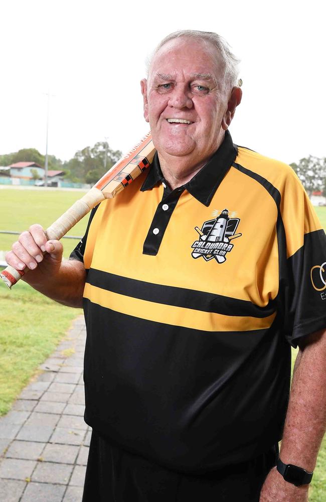 Caloundra Cricket Club life member Mick Davis. Picture: Patrick Woods.