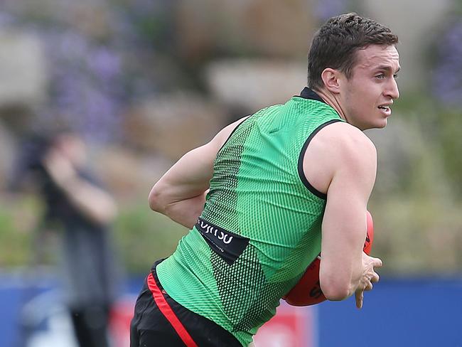 Exciting Essendon forward Orazio Fantasia before his injury setback in November.