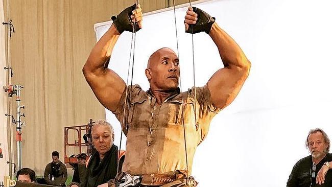 Jumanji Remake Dwayne The Rock Johnsons Awkward On Set Realisation News Com Au Australia