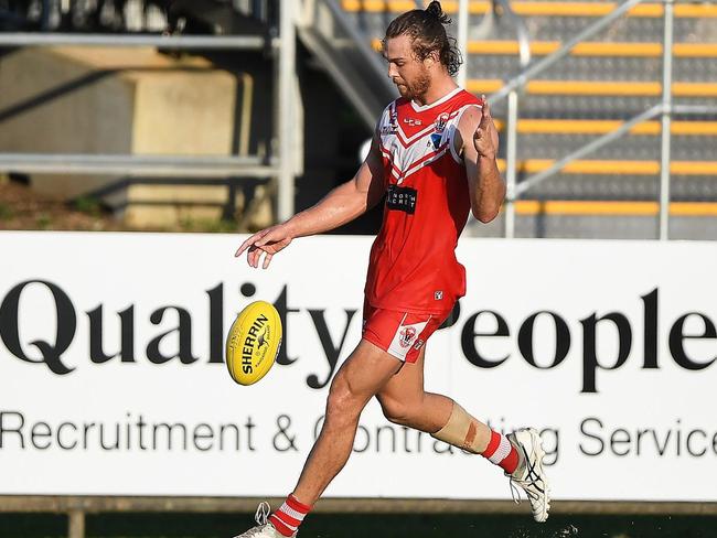 Waratah's Zach Westerberg had a massive game against Buffaloes. Picture: Felicity Elliott AFLNT/Media