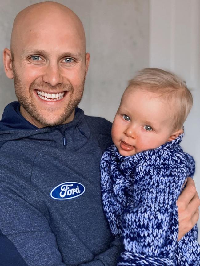 Gary Ablett and his son Levi