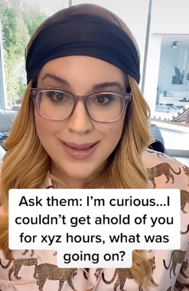 She shared her advice on TikTok. Picture: TikTok/nicolemoorelove