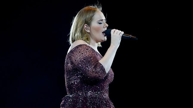 Adele paid tribute to the victims of the London terror attack during her Auckland concert, saying she felt “very far away.” Photo: Phil Walter/Getty Images