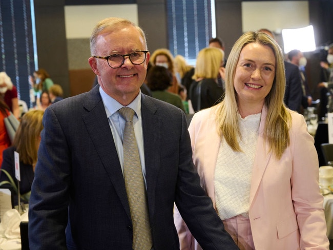 The pair hit it off after Ms Haydon yelled ‘up the Rabbitohs’ at a Melbourne event.