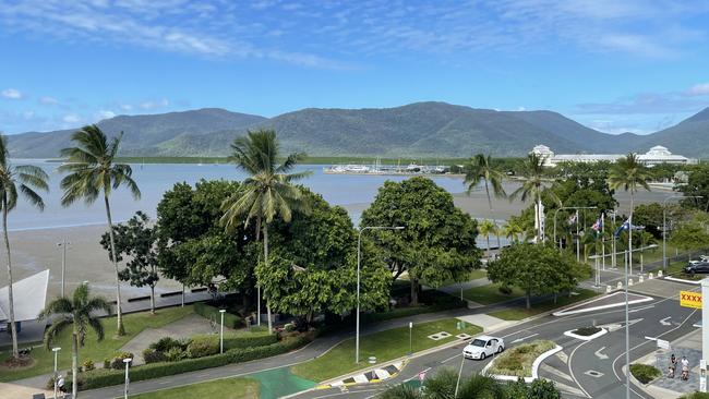 A look outside the window of the newly renovated rooms at DoubleTree Hilton Cairns. Photo: Kristina Puljak