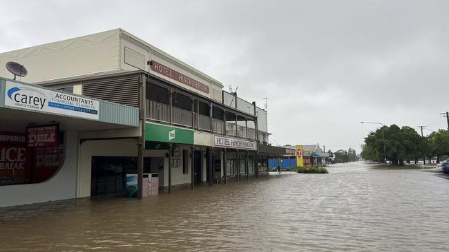 Hotel Hinchinbrook goes under. Picture: Kieran Volpe – Ingham