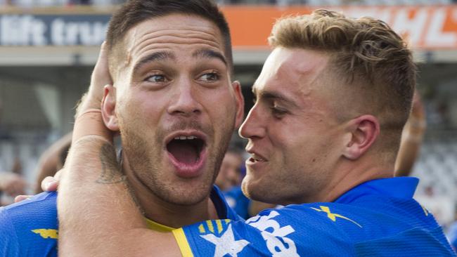 Corey Norman is hellbent on earning a new Eels deal. Picture: Jenny Evans