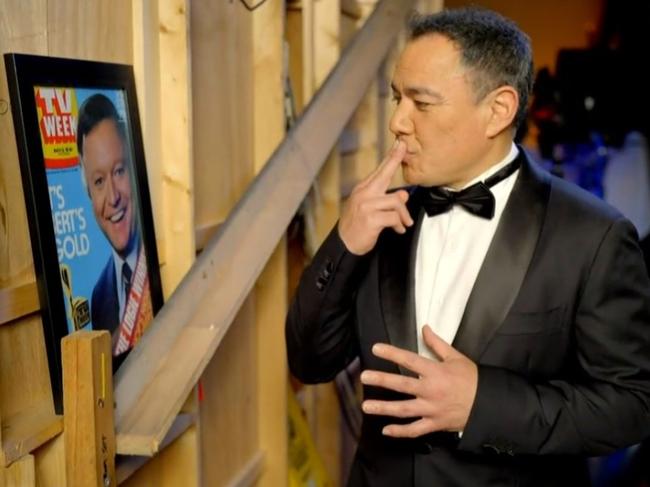 Logies host Sam Pang delivered a bitingly funny opening monologue. Others weren’t as successful. Picture: Channel 7