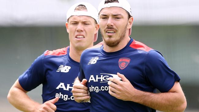 Michael Hibberd is thriving in the Demons defence. Picture: Wayne Ludbey