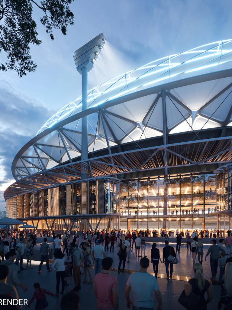 Renders for the new-look MCG