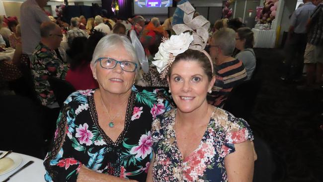 Wendy Ryan and Sheridan Trusson at the Hervey Bay RSL Melbourne Cup luncheon.