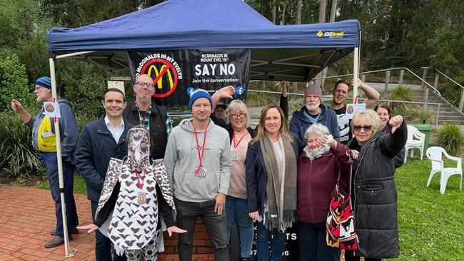 Mt Evelyn residents submitted more than 300 objections to the council over the McDonald’s proposal. Picture: Facebook, Esther Lotte