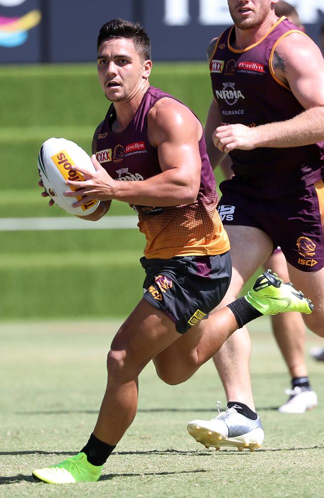 Nikorima says having a child has helped him on and off the field. Picture: Peter Wallis