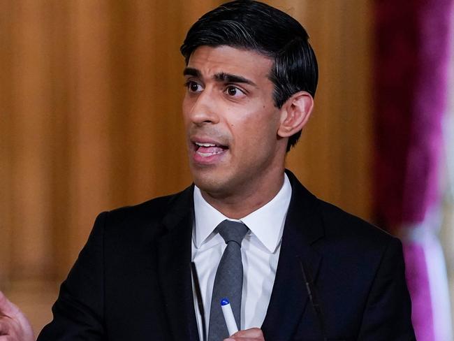 Britain's Chancellor of the Exchequer Rishi Sunak. Picture AFP.