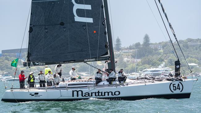 Maritimo was forced to retire with rig and boat damage. Picture: Andy Cheung/Getty Images