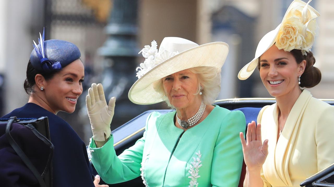 Meghan Markle, Camilla Parker-Bowles and Kate Middleton have all been scrutinised and targeted. Photo: Gareth Fuller/PA Wire.