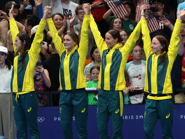 The Australian swim team cleaned up the medal at the Olympics. Picture: Adam Head