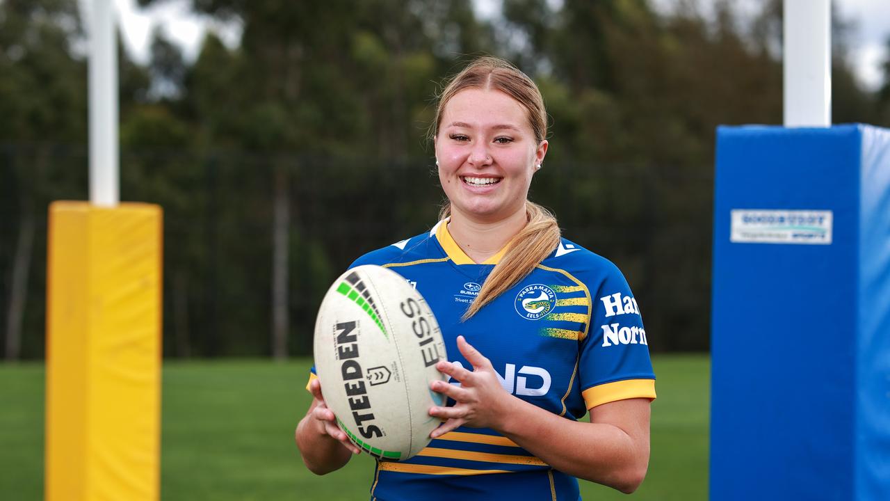 Eels junior Ruby-Jean Kennard is set to earn an NRLW contract with Parramatta. Picture: Justin Lloyd.