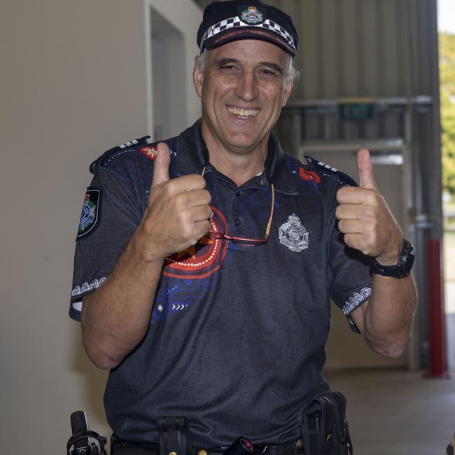 Nigel Dalton is a familiar face at most community events, like the Disability Expo in 2022, where he is the face of community crime prevention.