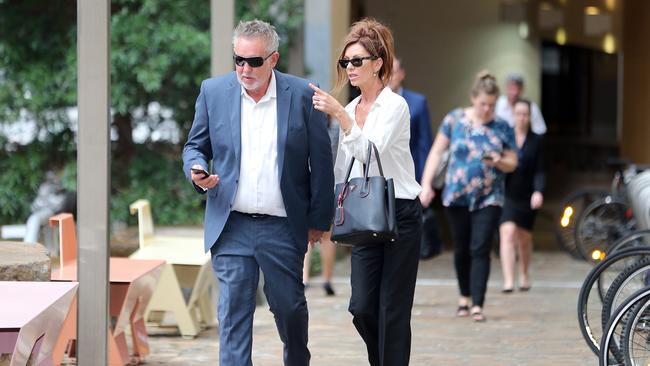 Ken and Jane Grace outside the Federal Court in Brisbane yesterday. Picture: Richard Gosling/AAP