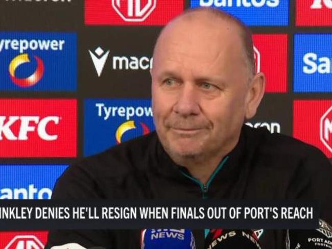 Hinkley denies he'll resign mid-season