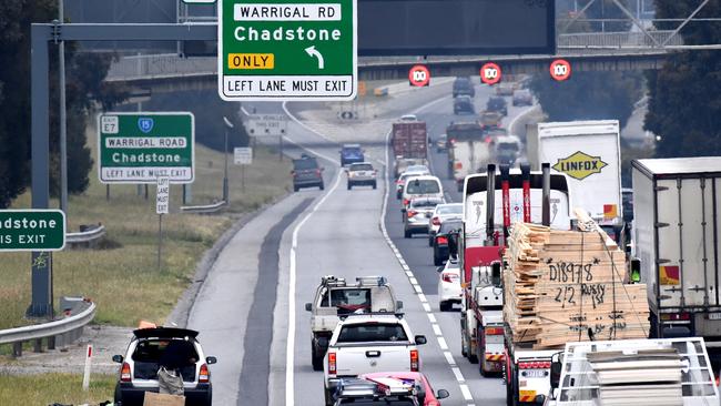 The Andrews Government is yet to commit publicly to a $500 million pledge to upgrade the Monash Freeway. Picture: Nicole Garmston