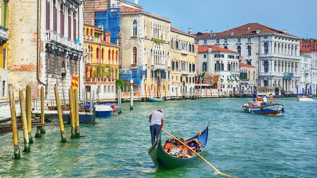 Canale Grande in Venice, Italy.