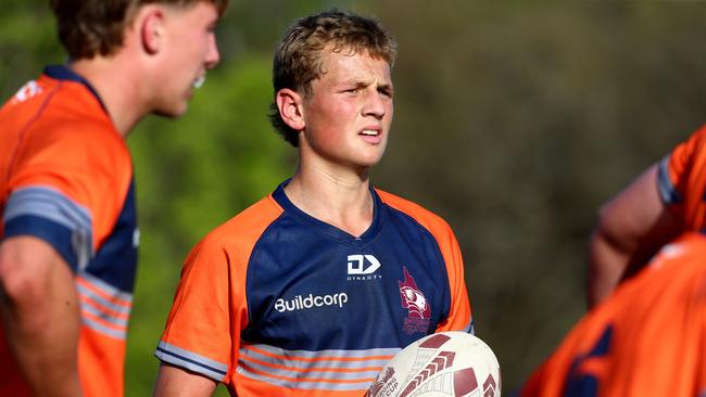 Emerging Reds under 15 and 16 carnival - U/16 Brisbane Grey Vs South East Queensland (orange jumper) - . Bulimba Monday 19th September 2022 Picture David Clark