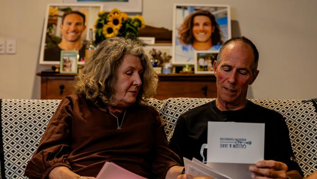 Martin and Debra Robinson reflect on the death of their sons, Callum and Jake, one year on.