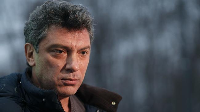 Boris Nemtsov, a critic of Vladimir Putin, was murdered near the Kremlin in 2015. Picture: AP