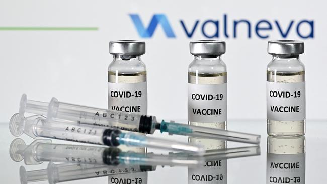 Britain has approved a new ‘traditional’ coronavirus vaccine by the Austrian-French drugmaker Valneva. Picture: AFP