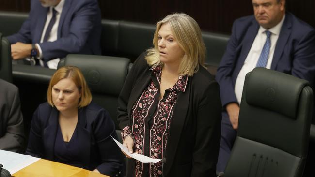 Rebekah Pentland Independent member for Bass. Tasmanian House of Assembly question time. Picture: Nikki Davis-Jones