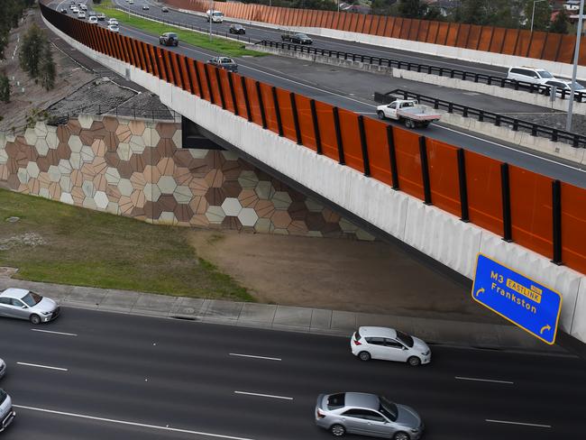 Stock Images: Eastlink Tollway, Dandenong area.Images taken from Heatherton Rd overpass Dandenong North.Picture: Jason SammonFriday 29 June 2018