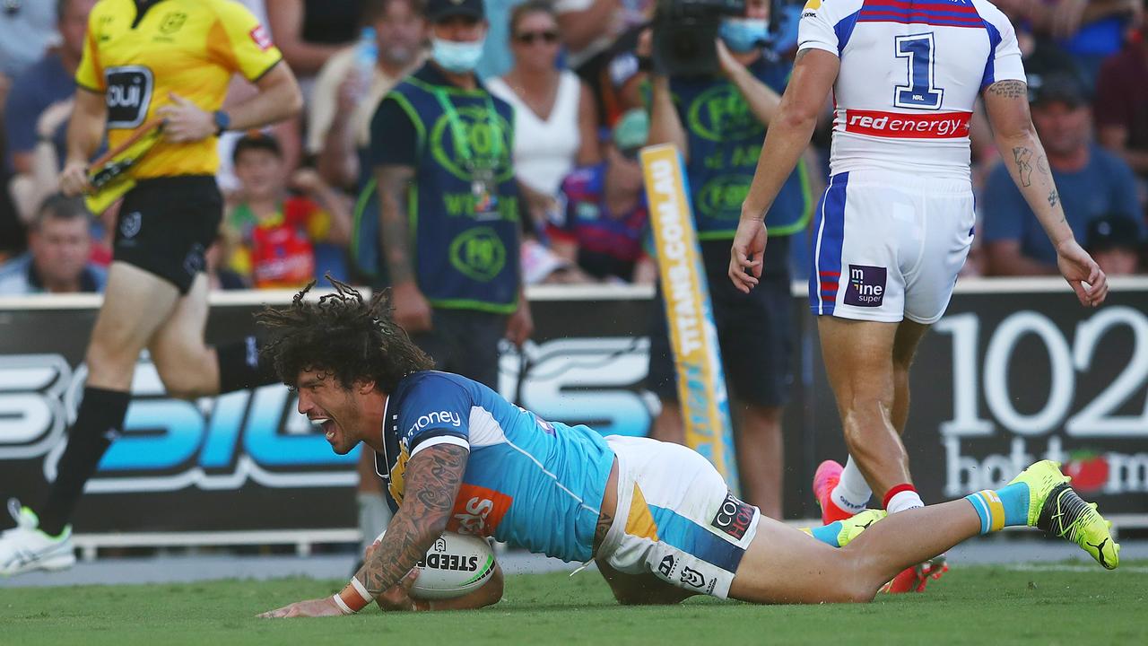 The Titans capitalised on Ponga’s coachkiller.