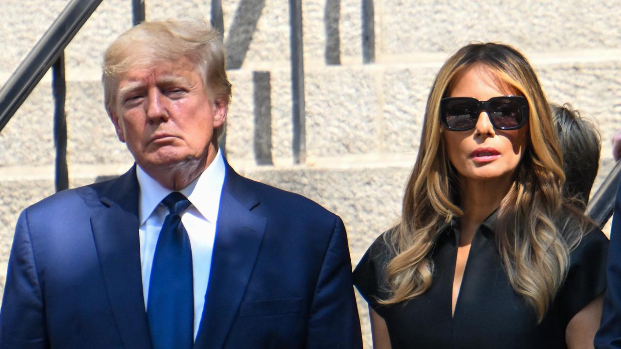 Former President Donald J. Trump and Melania Trump. Picture: Alexi J. Rosenfeld/Getty Images/AFP