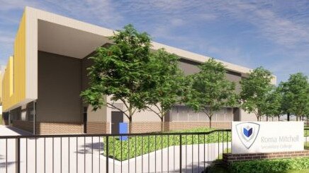 An artist’s impression of the Roma Mitchell Secondary College.