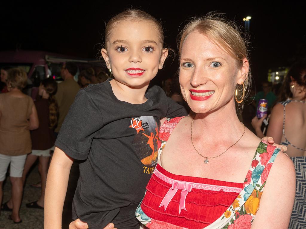 Emma Cillekens and Willow Davis at Carols in the Gardens, Mackay Regional Botanic Gardens, Saturday 2 December 2023 Picture:Michaela Harlow