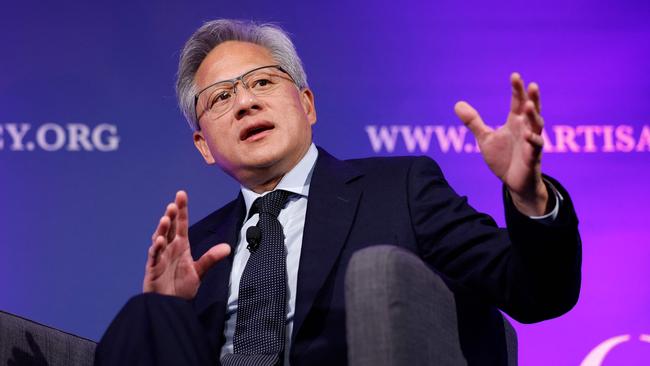 Nvidia founder and chief executive Jensen Huang. Picture: Getty Images