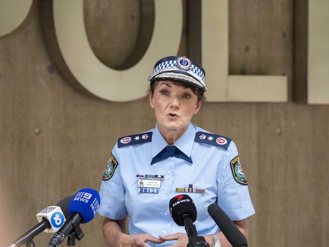 NSW Police Commissioner Karen Webb. Picture: NewsWire / Simon Bullard.