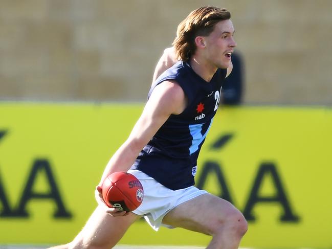 AFL draft hopeful Noah Anderson is a strong-running midfielder who can kick goals. Picture: Mark Brake/Getty Images