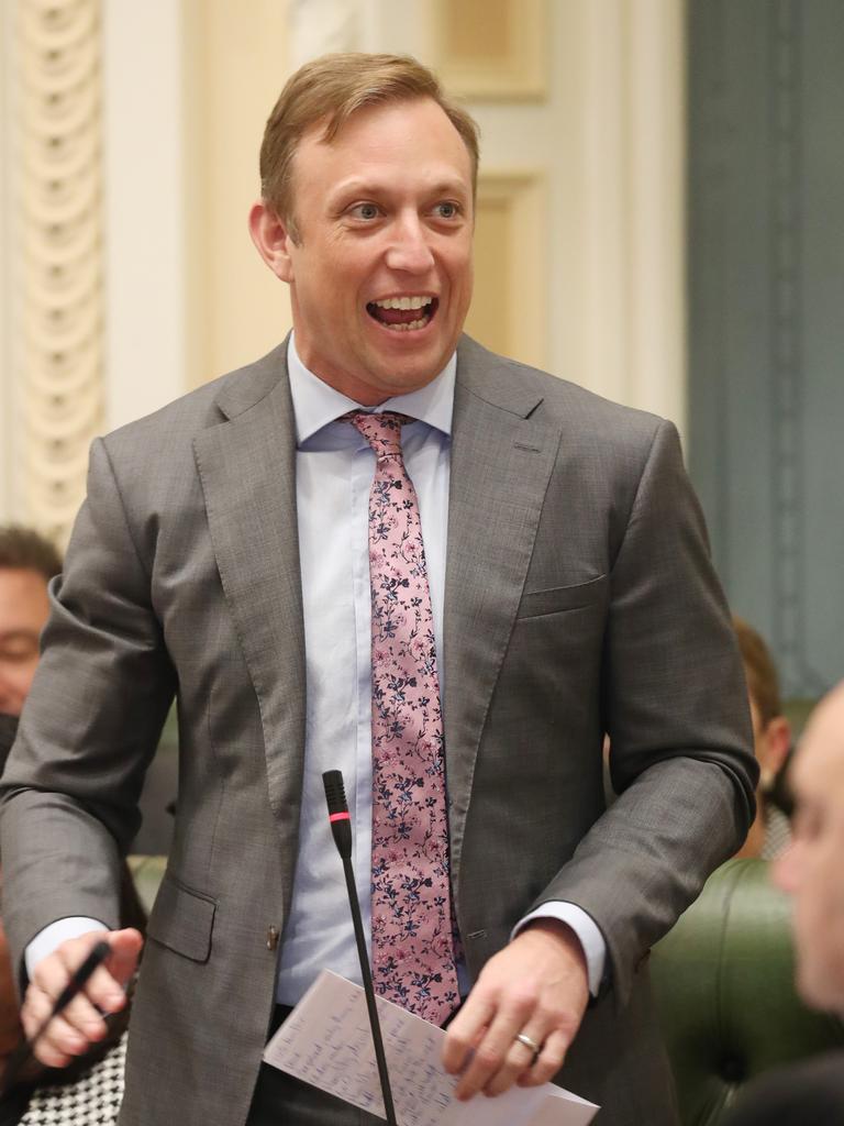 Steven Miles at Parliament. Pic Annette Dew